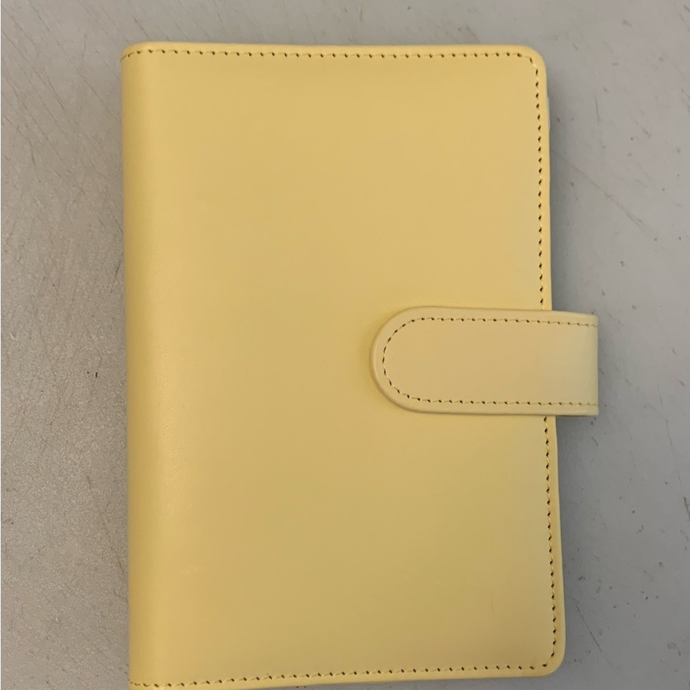 Yellow Cash Envelopes Women's Wallet
